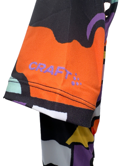 $60 Craft Men’s ADV Bike Offroad SS Jersey - Multi/Gum - Small - New with tags