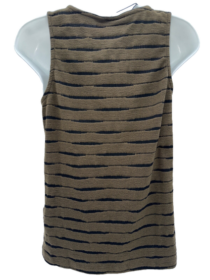 $50 Noisy May Women's Melina Stripe Top - Capers/Black - Large - New With Tags