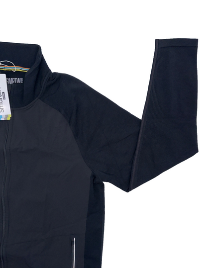 $220 Smartwool Men's Intraknit Full Zip Jacket - Black - XLarge - New With Tags