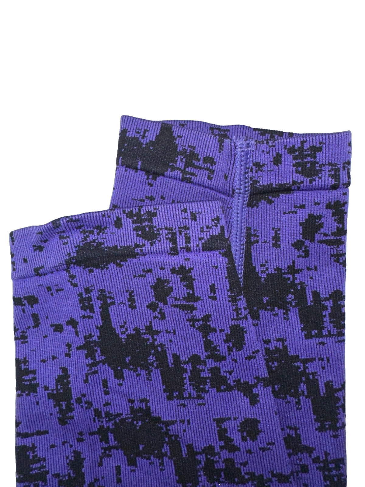 $72 Z BY ZELLA Women’s High Waisted Athletic Leggings - Purple/Black - Medium