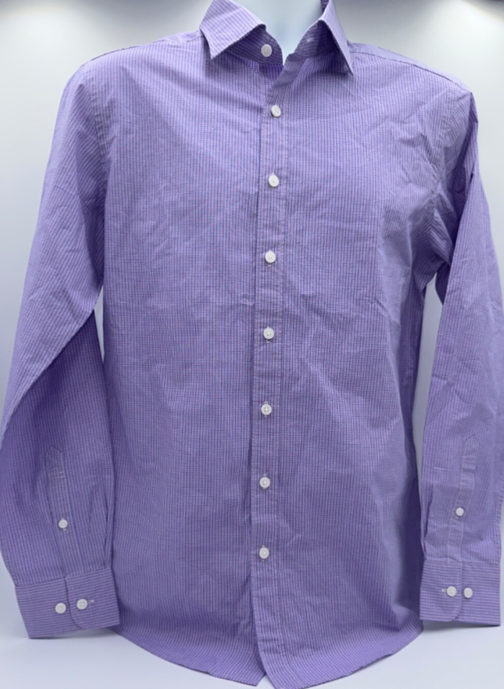 $125 Rodd and Gunn Men's Care Runaway Long Sleeve Button Up Shirt-Blue/Red-Small