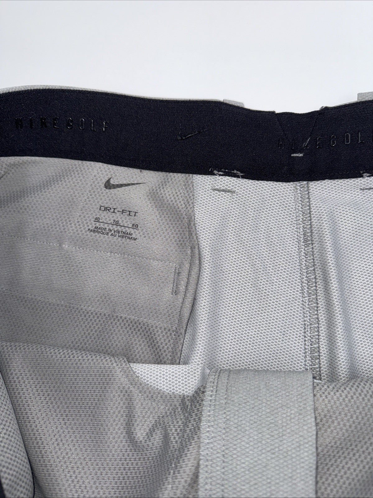 $68 Nike Men’s Golf Shorts Dri-Fit Flex Core Standard Fit Stretch-Grey- 40W-New