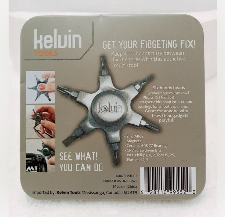 Kelvin Tools Spinner Multi-Tool K007SLV01-02 ***FREE SHIPPING*** Best Price