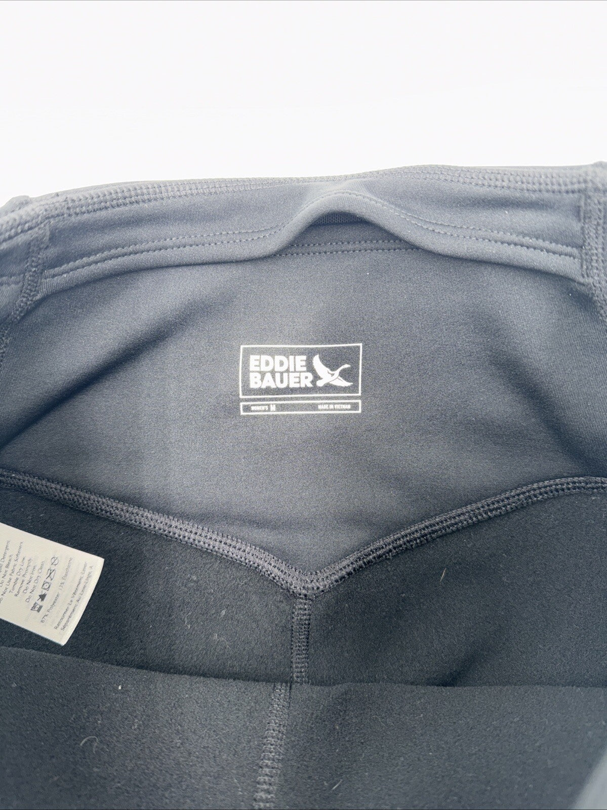 $109 Eddie Bauer Women’s Glacier Peak Tight Warm Pant-Black-Medium-New Tags