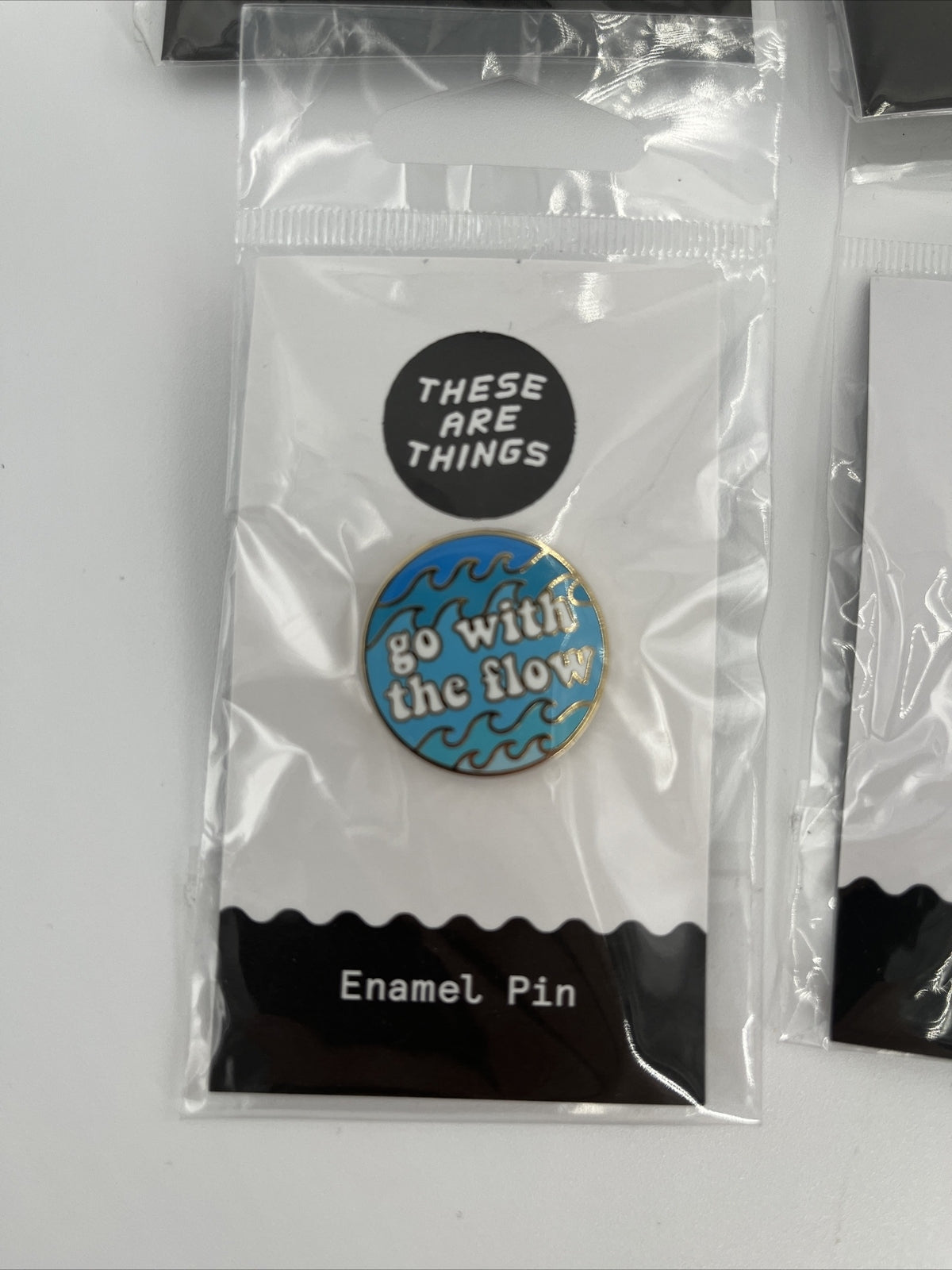 These Are Things Combo Lot Of 4 Enamel Pin Sets, Yin Yang Flow New! Best Price