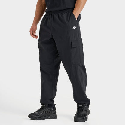 $70 Nike Men’s Club Woven Cargo Parts - Black/White - Small - New With Tags