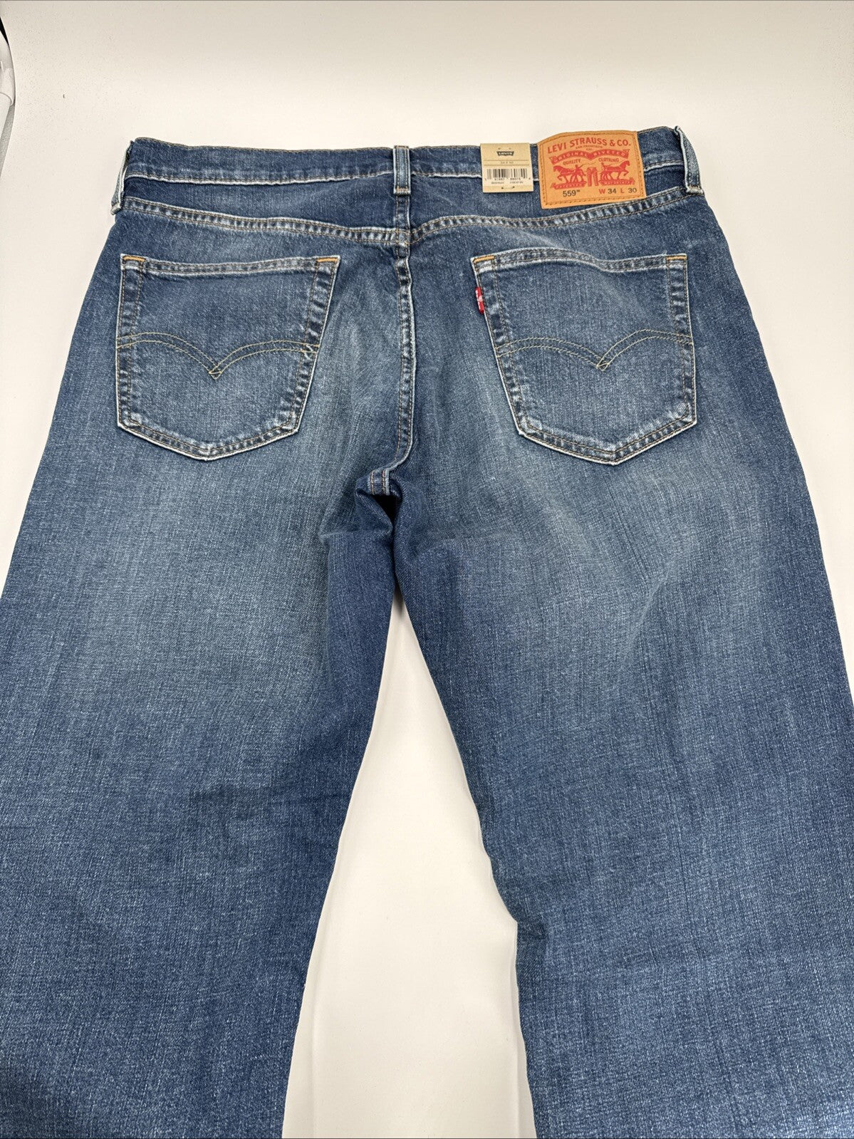 $69.50 Levi's Men's 559 Relaxed Straight Jeans - Mystery Man Blue - 34W 30L -NEW