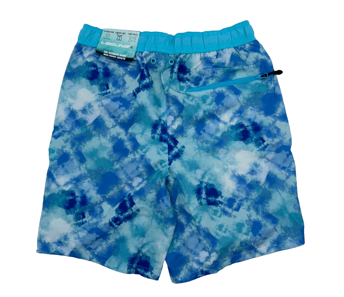 $48 Laguna Men’s Lined Swim Trunks 6.5” - Blue 433 - Small - New With Tags