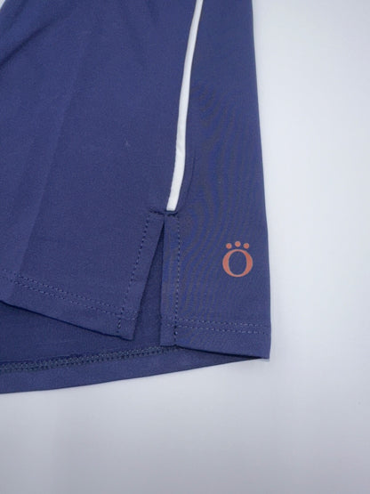 $103 Kinona Women’s Keep It Covered Sleeveless Golf Top - Navy Blue- Small- New