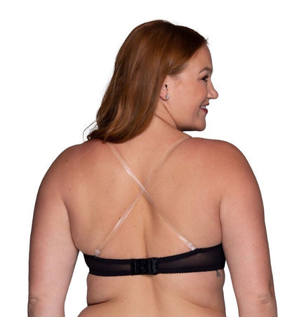 Vanity Fair Women’s Gel Touch Strapless Push Up Bra- Convert 5 Ways - Black- 36C