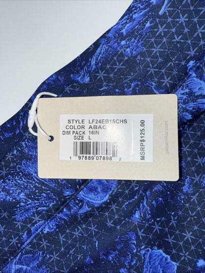 $125 Peter Millar Women’s Ginko Print Golf Skort - Abaco - Large -New With Tag