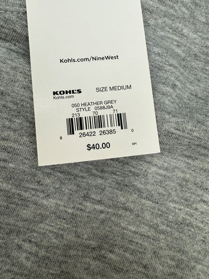 Nine West Women’s-Tulip Hem Sleeveless Dress- Grey- Medium- New Tag