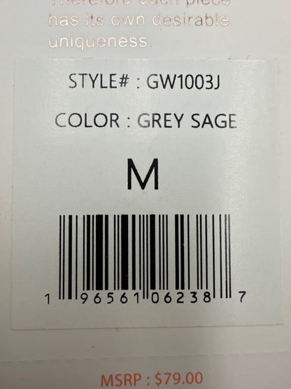 $79 Gottex Women's Cargo Pants - Grey Sage - Medium - New With Tags