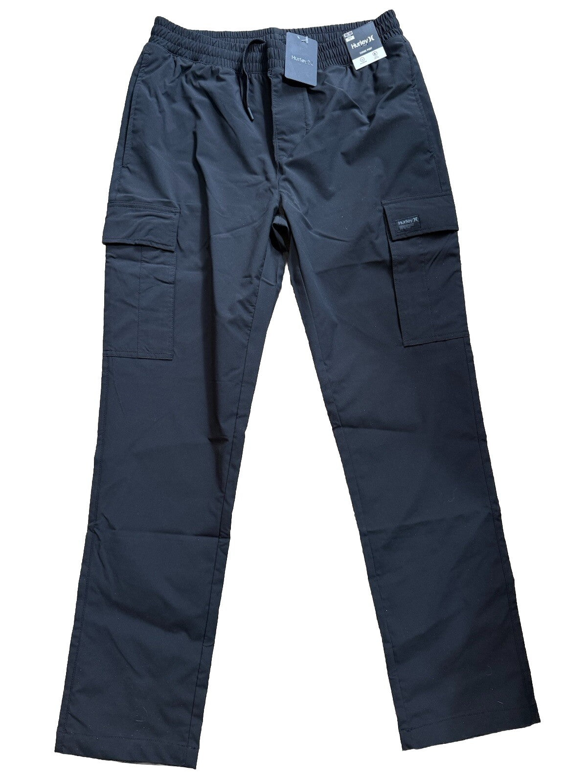 Hurley Men's Tech Cargo Jogger Pants - Black - Medium- New With Tags