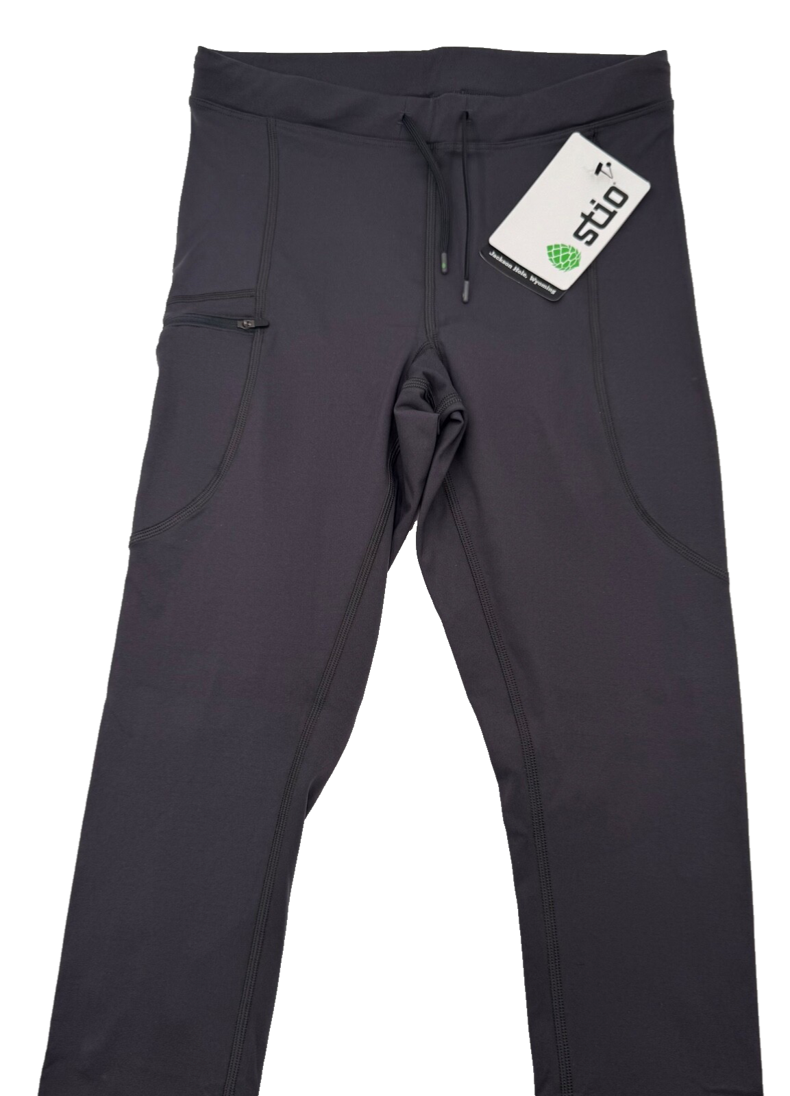 $100 Stio Men’s-Glide Tech Tight Pants-Black-Small-New Tag