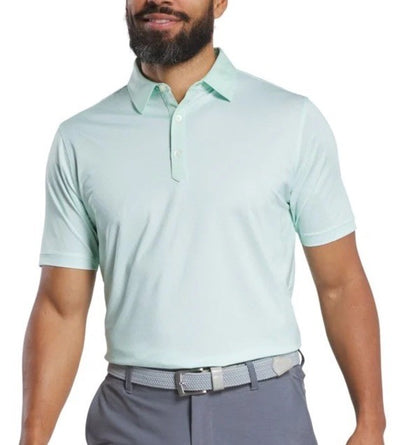 $78 FootJoy Men’s Golf Checker Jaquard Polo Shirt- Pistachio- Size Large-New