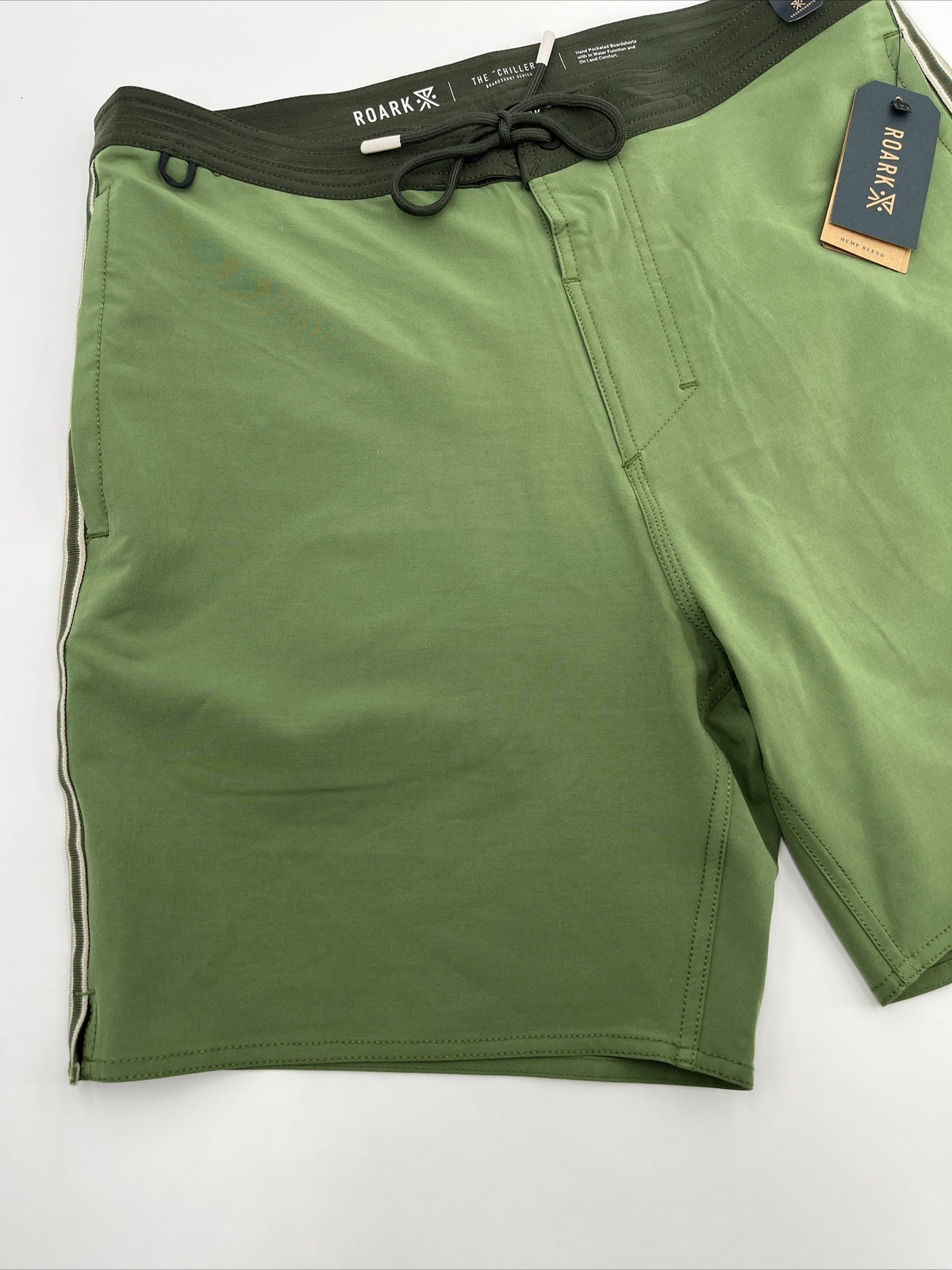$69 Roark Men’s Chiller 17” Mixtape Boardshorts Trunks-Jungle Green-30W- New Tag