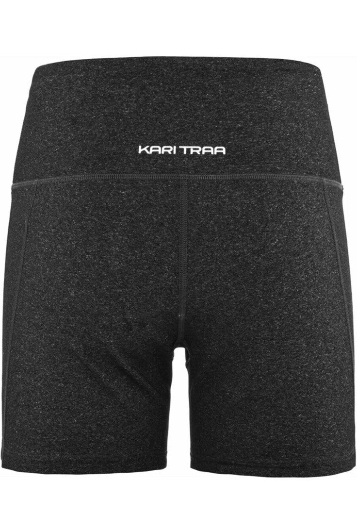 $75 Kari Traa Women’s Julie High Waist Bike Shorts- Black (charcoal) - Medium