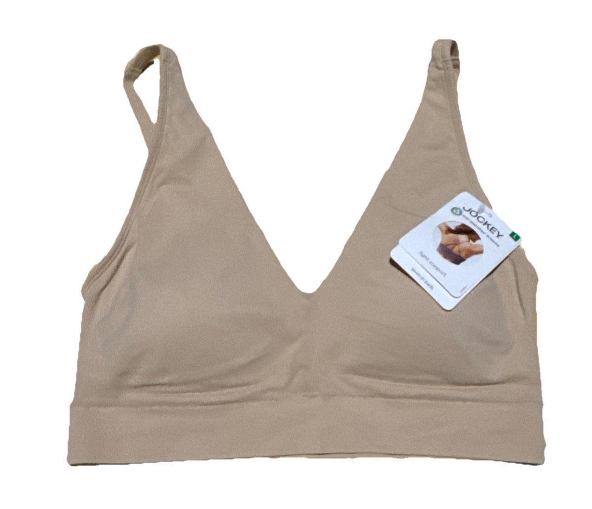 Jockey Women’s Light Support Seamfree Bralette 3044- Light- Large
