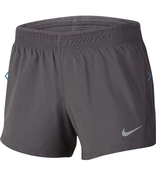 Nike Dry Fit Shorts Women's 2in1 Lined Running Training- Gunsmoke - 2XL-New