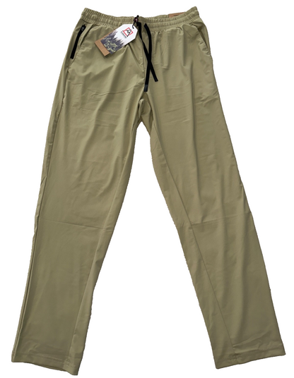 $88 Avalanche Outdoor Supply Co. Men’s Knit Stretch Pant-Khaki-Medium-New Tag