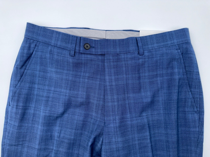 $200 Calvin Klein Men's Jace Slim Fit Suit Pant - Blue - 33W x 30L - New Tags