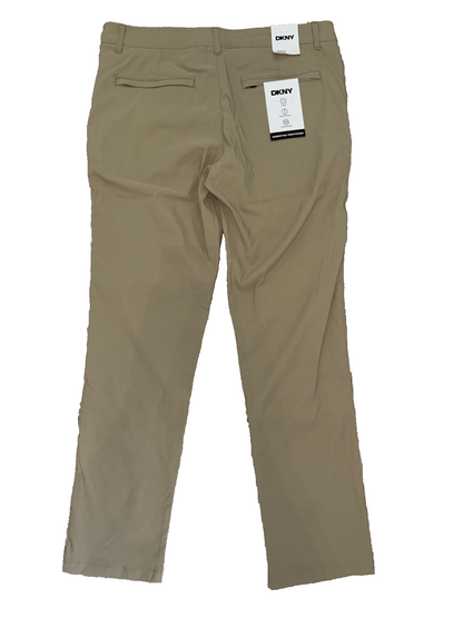 $90 DKNY Men's Essential Tech Chino Pant - Khaki - 32W x 30L - New With Tags