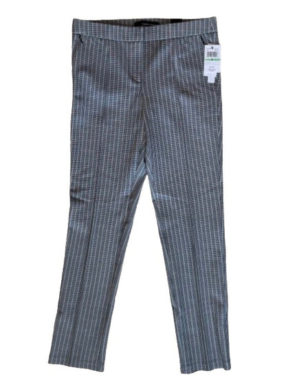 $110 Amanda & Chelsea Women's Chloe Modern Slim Leg Pants-Plaid- Size 8