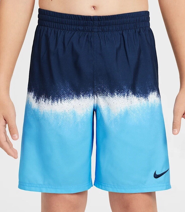 NIKE Men’s Shorts Swim Trunks NESSF547 Content Volley 9”- Navy/Blue -Medium -New