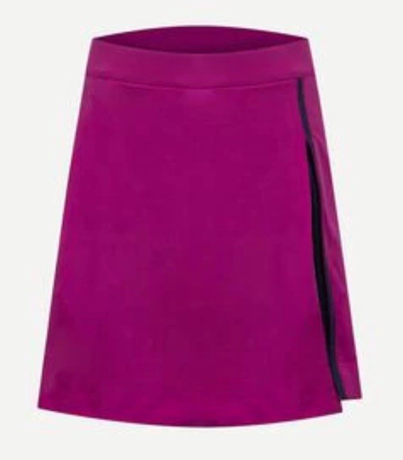 $179 KJUS Women's Siena Golf Skort Skirt - Hot Pink/Navy- Size: Medium/38- New