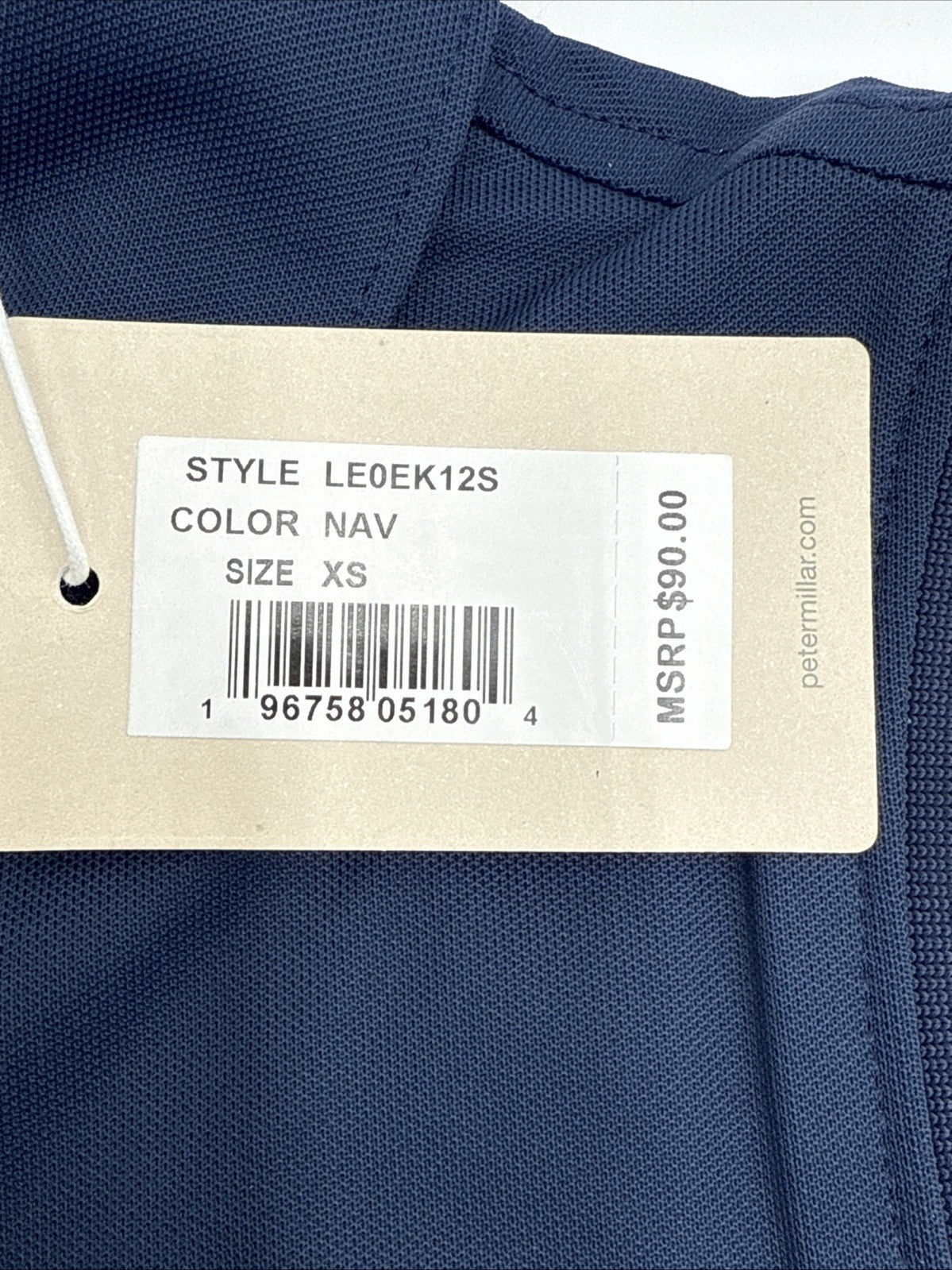 $85 Peter Millar Women’s Sleeveless Banded Polo Shirt - Navy - XSmall- New Tag