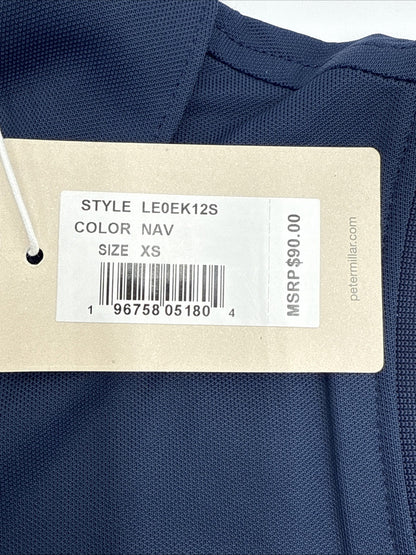 $85 Peter Millar Women’s Sleeveless Banded Polo Shirt - Navy - XSmall- New Tag