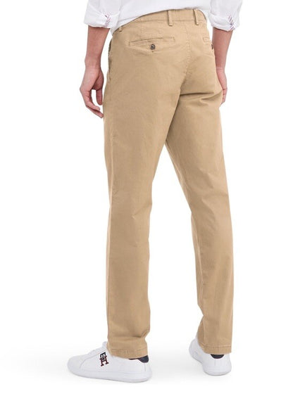 $80 Tommy Hilfiger Men The Flex Chino Cotton Casual Pants - Sand Beige-32W 30L