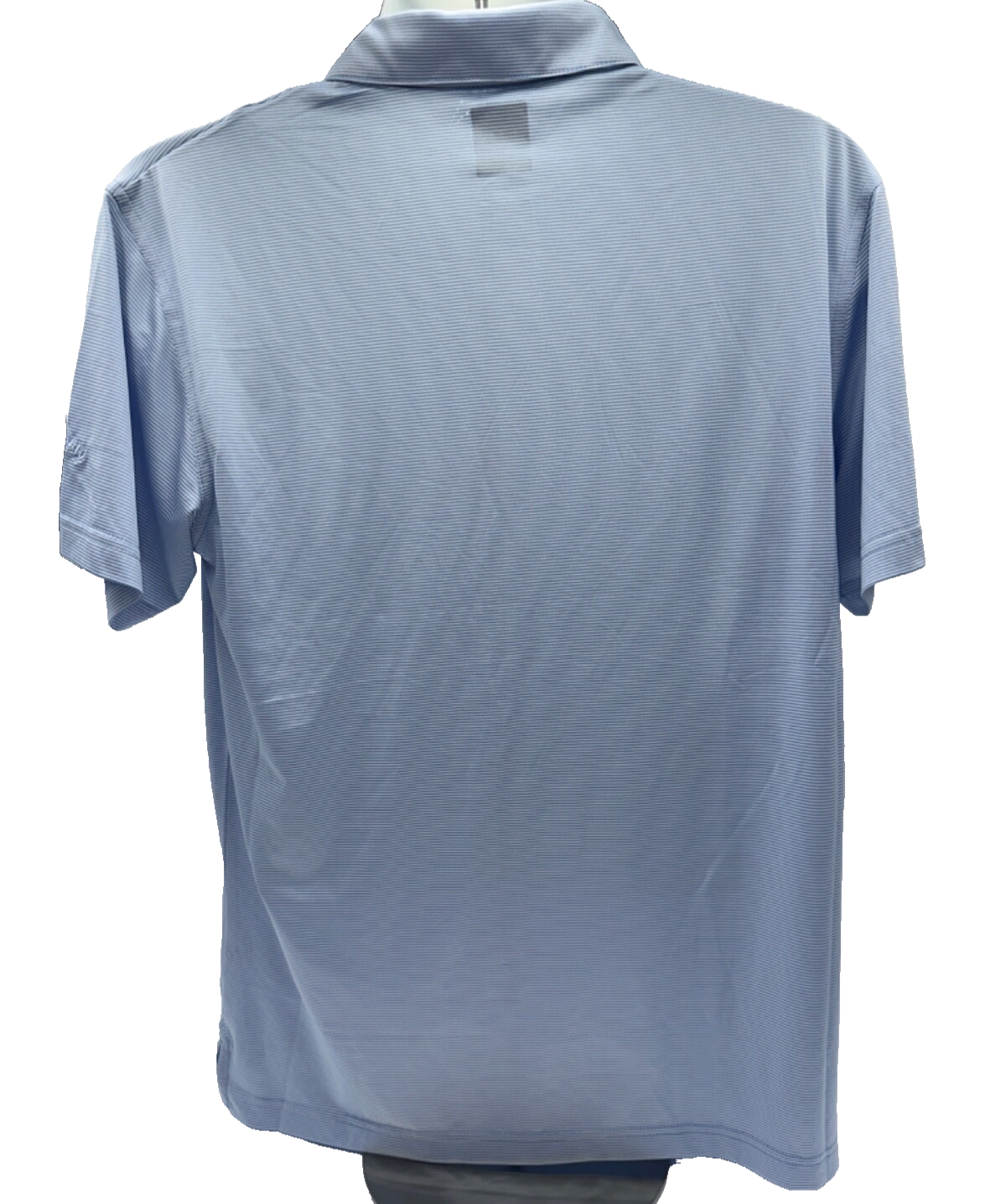 $70 Callaway Men’s Opti Dri Striped Golf Polo- Chambray- Medium- New With Tags