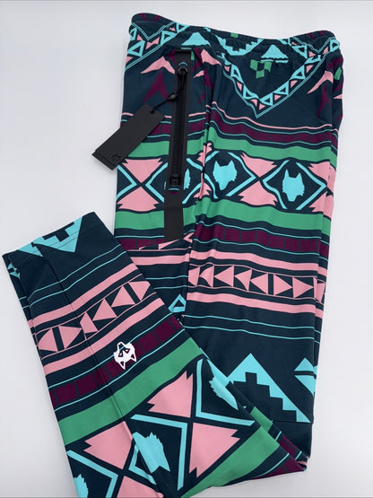 Greyson Men’s Joggers Ghostwolf Sequoia Print- Multi- Medium- MSRP $198- New Tag