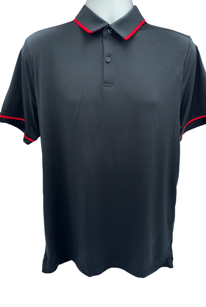 $70 Under Armour Men's Golf Polo - Black/Red - Medium - New With Tags