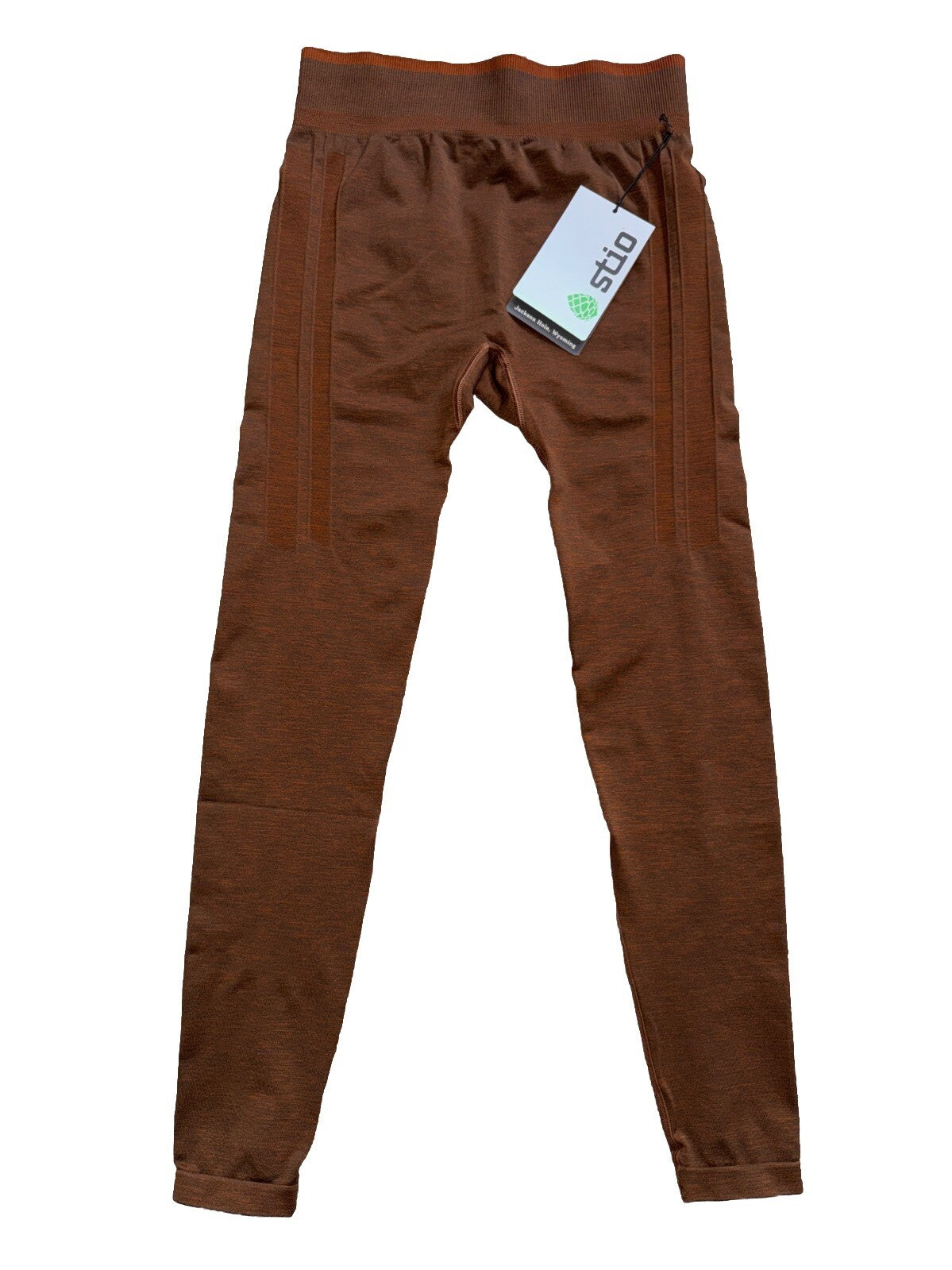 $119 Stio Women's Seamless Tight Leggings- Tan Heather - Large -New Tag