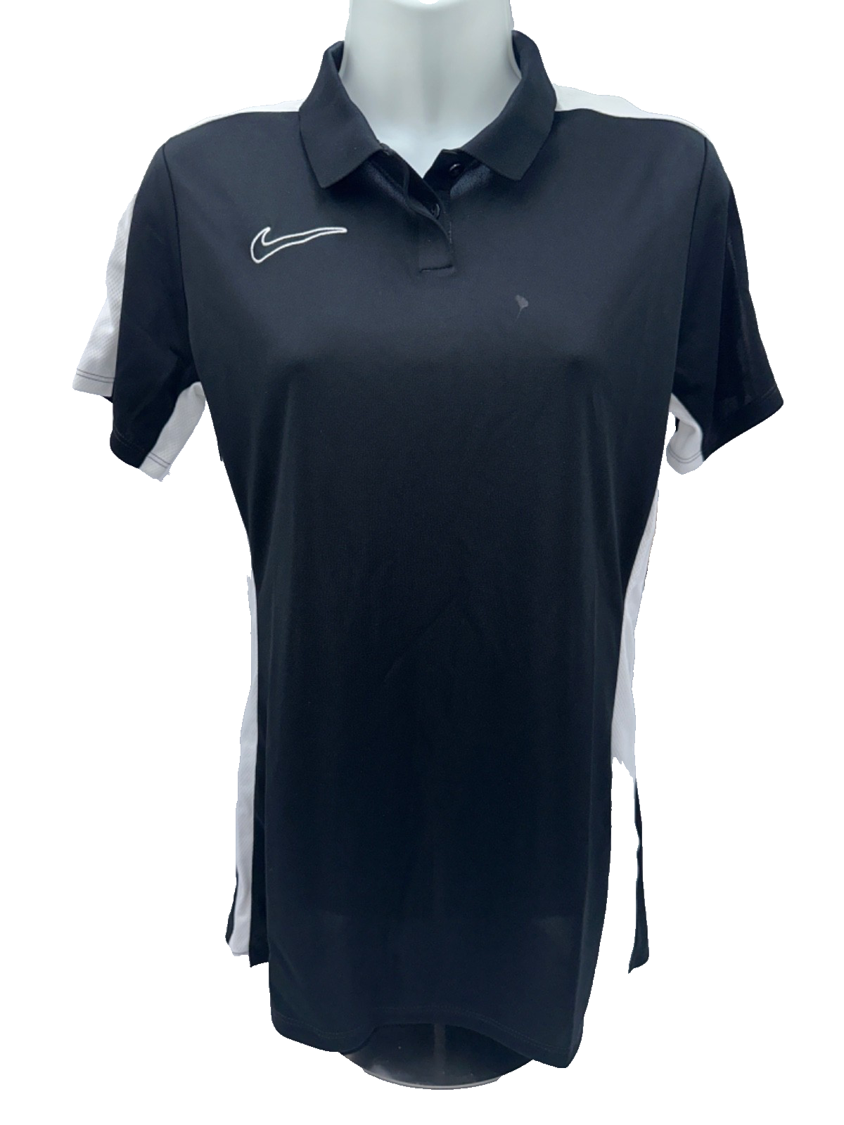 $52 Nike Women’s Dri-Fit Football/Soccer Polo Shirt - Black/White - Small - New