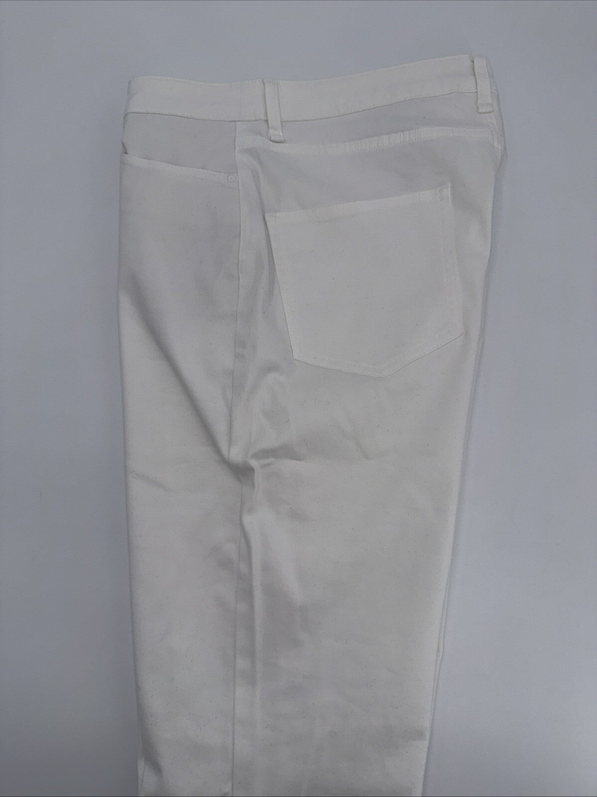 $150 Peter Millar Women's Karlie Stretch Sateen High Rise Pant -White-Size 8-NEW