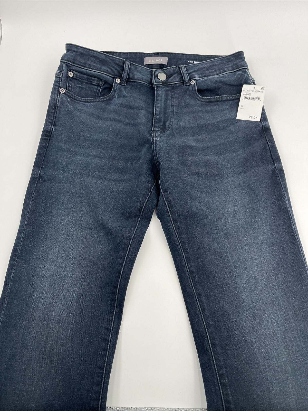 DL 1961 Men's Nick Slim Fit Jeans-Nazare   Blue- Sz: 29W X 34L- New Tag $208
