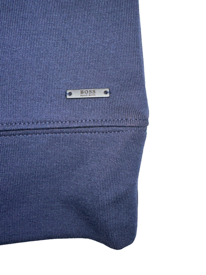 $148 Hugo Boss Men's Siegal 1/4 Zip - 50382676 - Navy - Medium - New With Tags