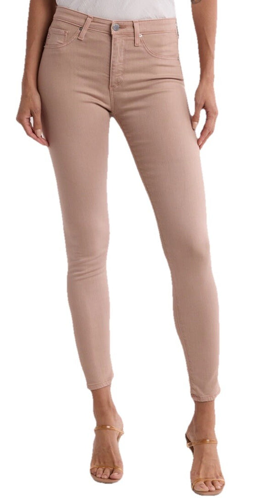 $208 AG Jeans Women’s Farrah High Rise Skinny Ankle Pants Jeans - Mauve- Size 32