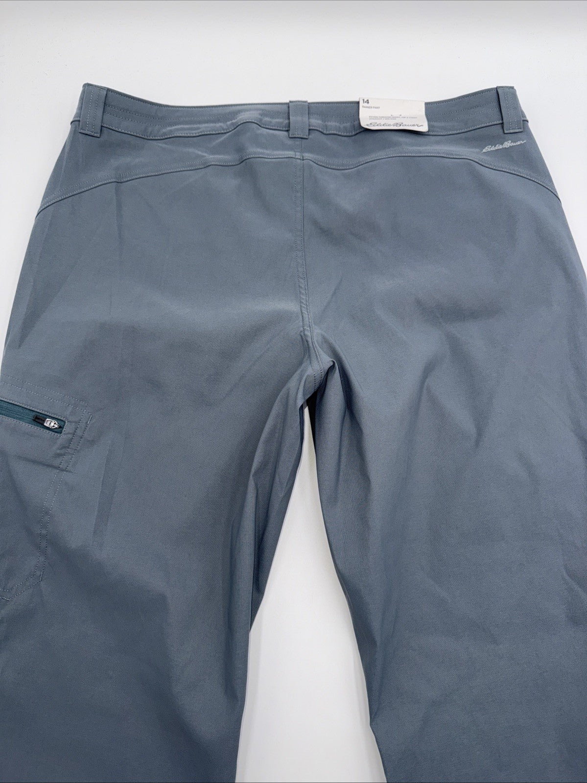 $70 Eddie Bauer Women's Rainier Stretch Hiking Pants-Graphite Size: 14 - New Tag