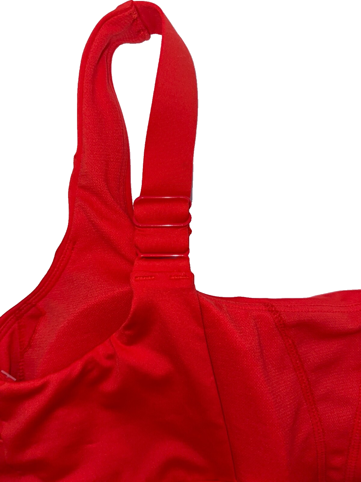 $60 Nike Women's Essential Scoop Neck Midkini Top- Lt Crimson Red - Large - New
