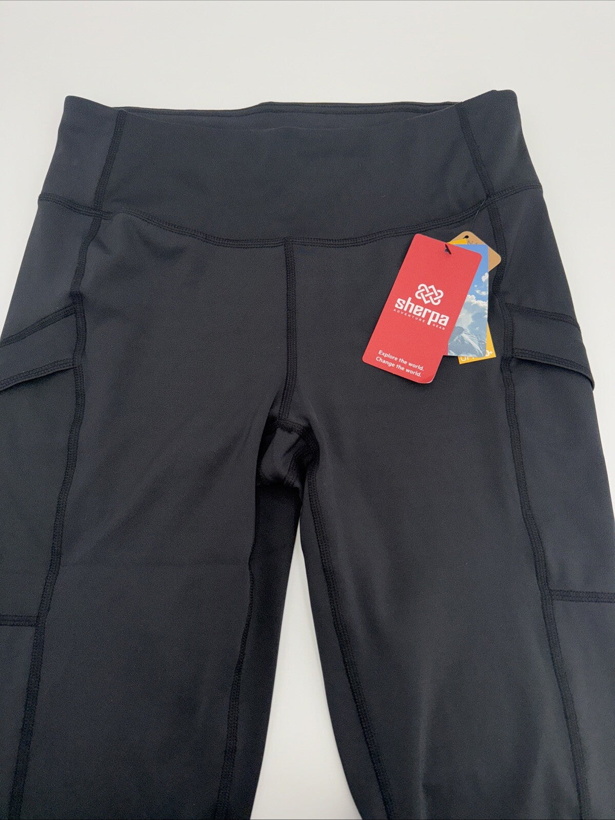 $75 Sherpa Adventure Women’s Nisha Tight Leggings-SW23015-Black - Large- New Tag