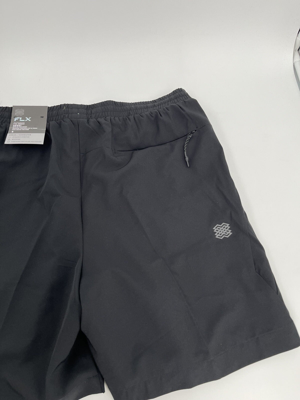 FLX Men’s 7” Accelerate Training Shorts - Black Size: Small - New  $50