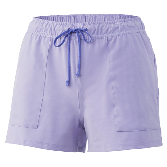 $55 Huk Women's Waypoint Short 2.5” - Purple - Large - New With Tags