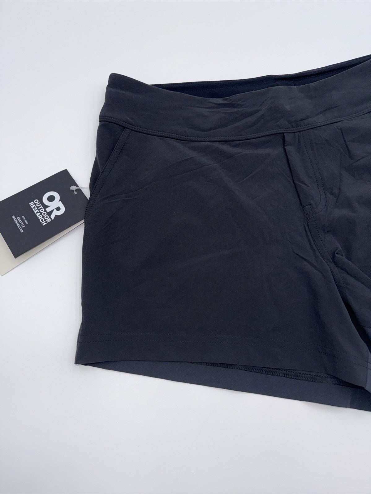 $79 Outdoor Research Women's Astro Shorts 3.5” Shorts - Black - Medium - New