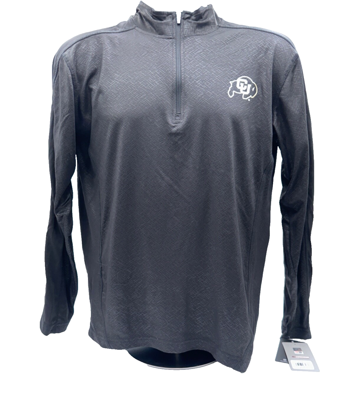 $40 Colosseum Men’s NCAA CU 1/4 Zip Long Sleeve Shirt - Black - Small - New Tag