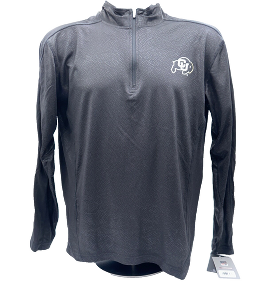 $40 Colosseum Men’s NCAA CU 1/4 Zip Long Sleeve Shirt - Black - Small - New Tag